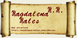 Magdalena Maleš vizit kartica
